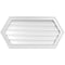 Ekena Millwork Half Round Surface Mount PVC Gable Vent: Functional, w/ 2"W x 2"P Brickmould Sill Frame, 34"W x 17"H GVPHR34X1703SF - alternate 1
